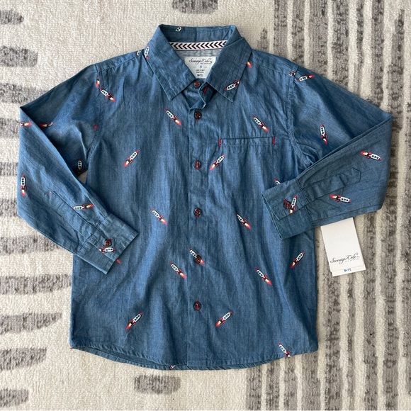 Sovereign Code Other - NWT Sovereign Code Rocket Ship Button Down 🚀